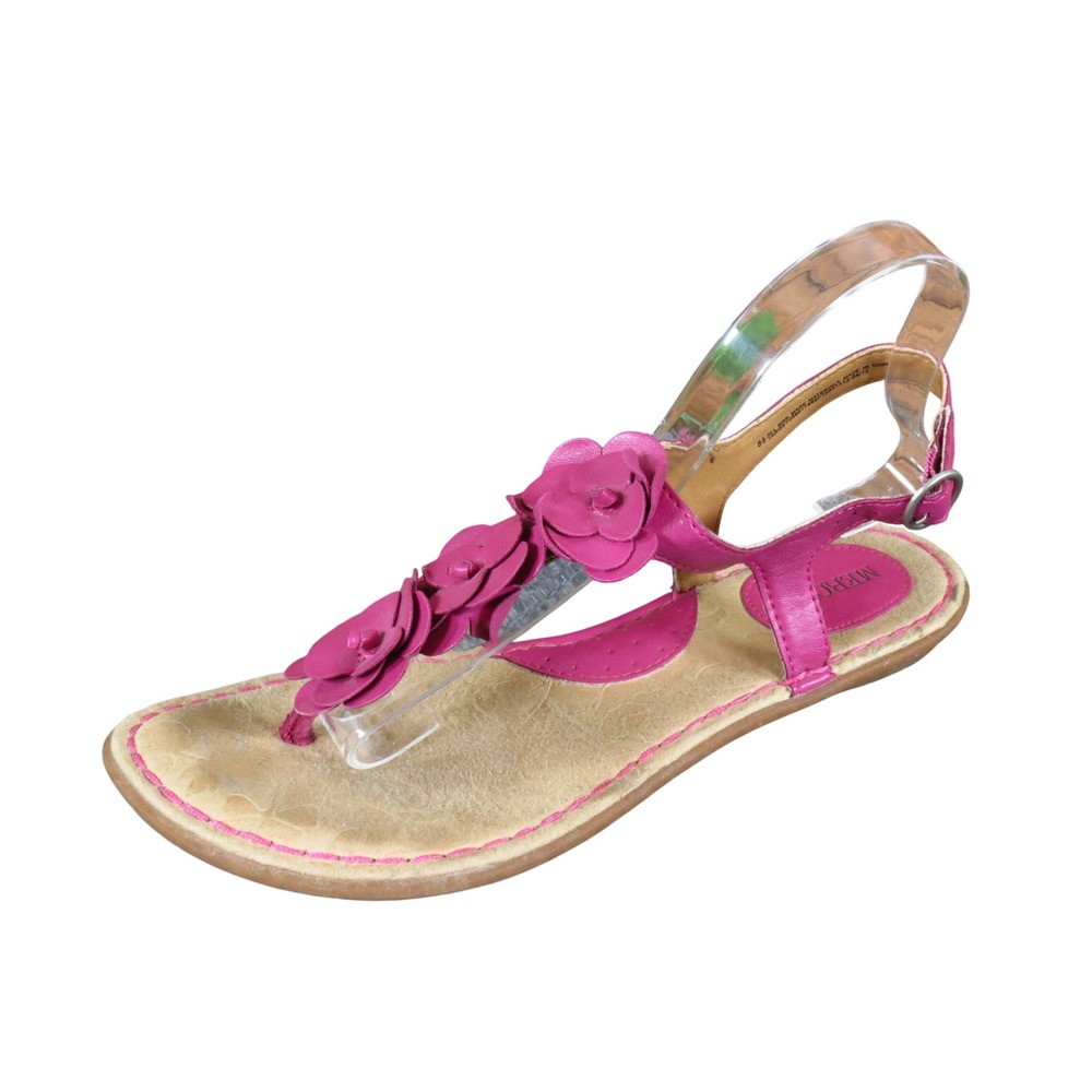 Merona Target 096017988 Womens Thong Sandal Size 8.5 Summer Fashion Pink Floral